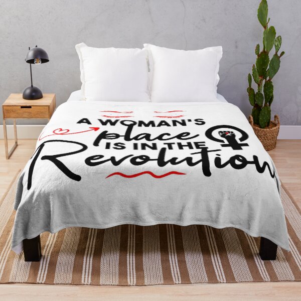 Item preview, A Woman's Place Is In The Revolution - Feminist, Resistance, Protest, Socialist designed and sold by Mer Yem.