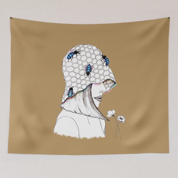 Item preview, Girl with beehive designed and sold by oldsowl.