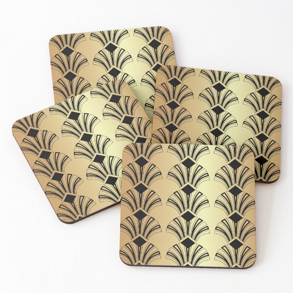 Item preview, Geometric Gatsby Art Deco Pattern Background Design	 designed and sold by Angela Cini.