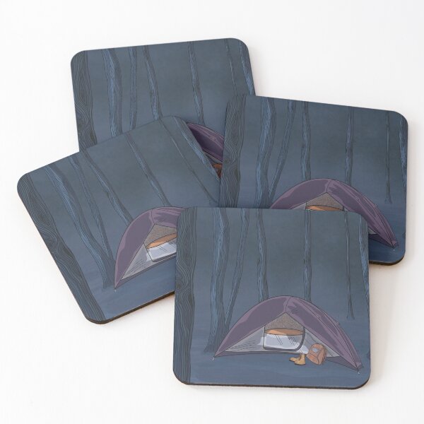 Item preview, Tent Camping In The Woods designed and sold by WalkSimplyArt.