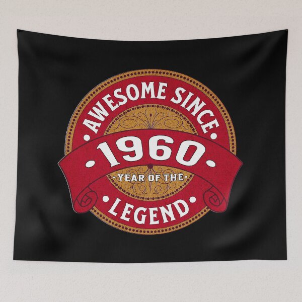 Item preview, Awesome Since 1960, birthday gift designed and sold by Ray's Photos & Art.