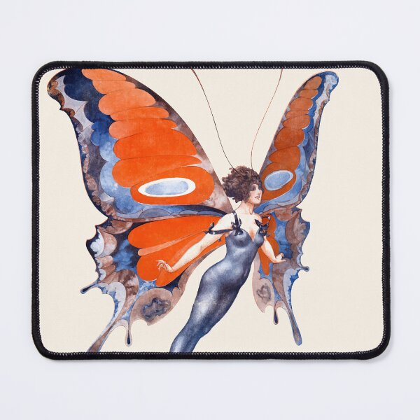 Item preview, Vintage woman as a fairy illustration from La Vie Parisienne. designed and sold by monsterplanet.