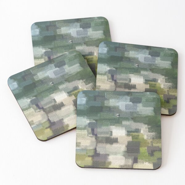 Item preview, Brick Abstract Summer Green designed and sold by mljdwhite.