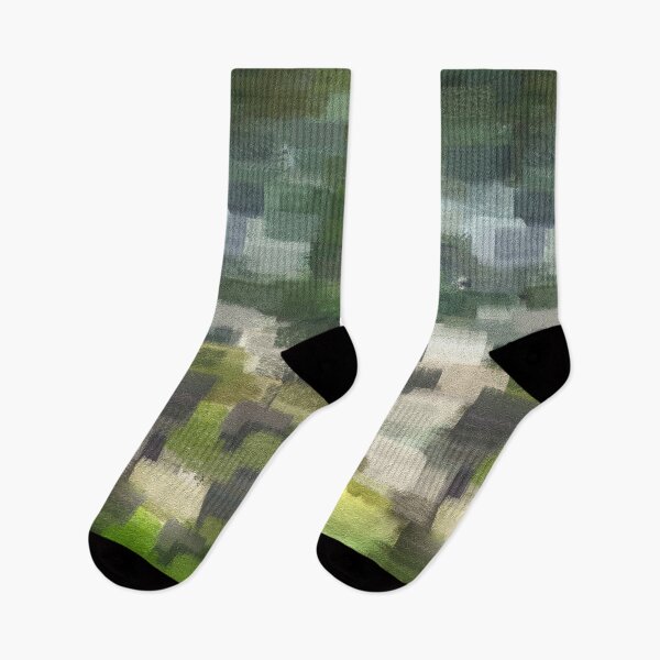 Item preview, Brick Abstract Summer Green designed and sold by mljdwhite.