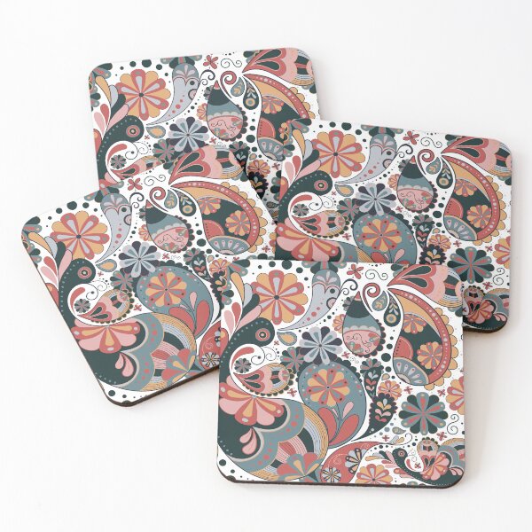 Item preview, Paisley Retro Aesthetic Floral Pattern designed and sold by m313andrade.