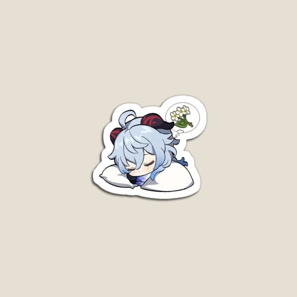 Item preview, Ganyu sleeping - Genshin  designed and sold by sakadabi.