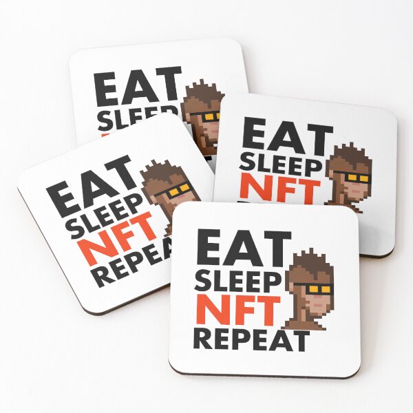 Item preview, Eat Sleep Collect NFT Crypto Monkey #53 designed and sold by patricklevar.