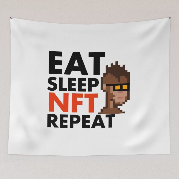 Item preview, Eat Sleep Collect NFT Crypto Monkey #53 designed and sold by patricklevar.