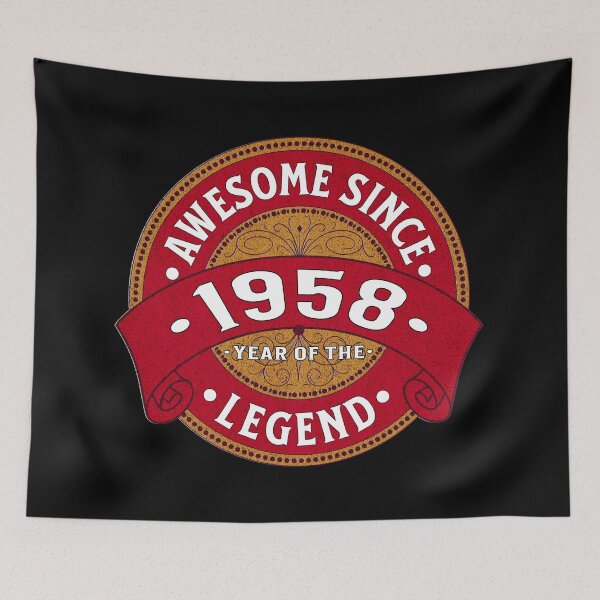 Item preview, Awesome Since 1958, birthday gift designed and sold by Ray's Photos & Art.