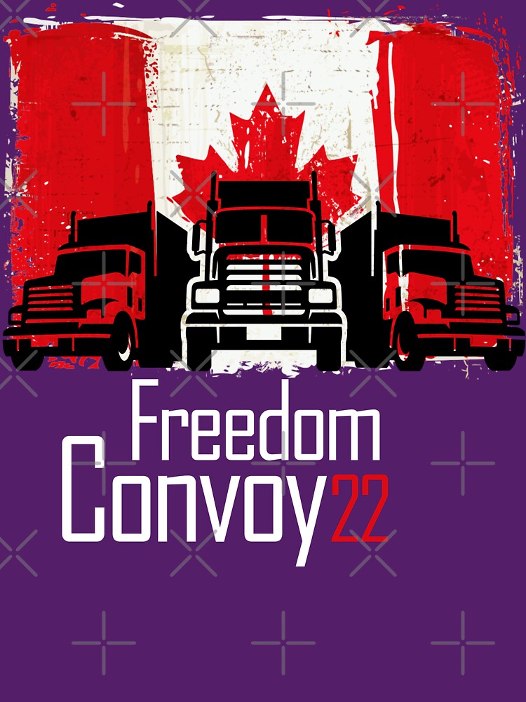 Discover CANADA FREEDOM CONVOY 2022 CANADIAN MAPLE LEAF TRUCKER TEES Classic T-Shirt