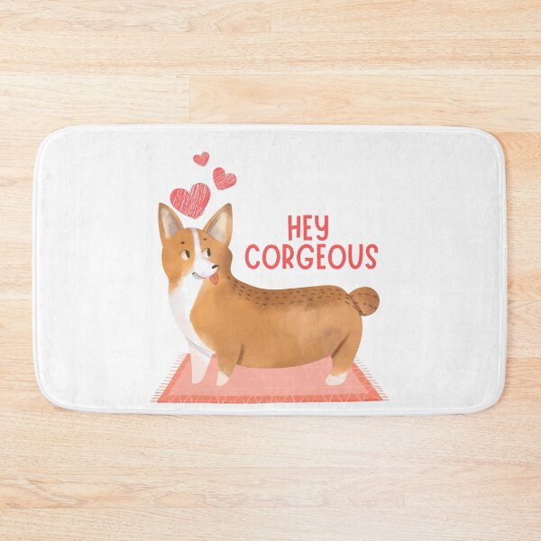 Item preview, Hey Corgeous Valentine's Pun designed and sold by Pun Intended.