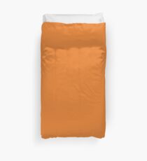 Special Request Orange (Pantone 158c) Duvet Cover