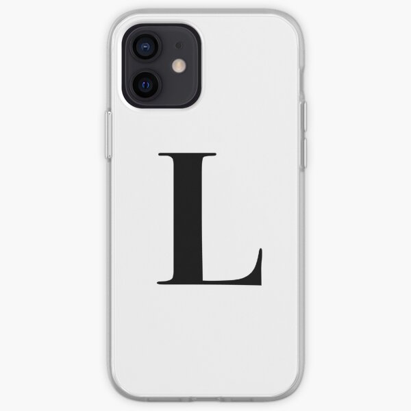 Letra L: inicial del monograma Funda blanda para iPhone
