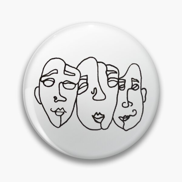 Item preview, Connected Abstract Faces designed and sold by gigi009.