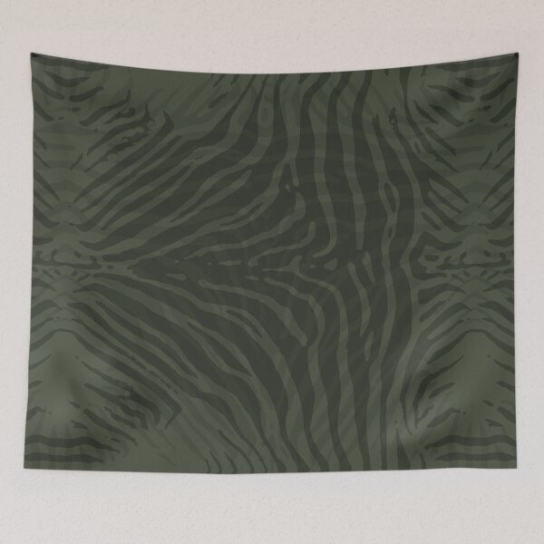 Item preview, NATEX TARN - ZEBRAX - #434a39 "DUNKELGRUN" designed and sold by André Cremers.