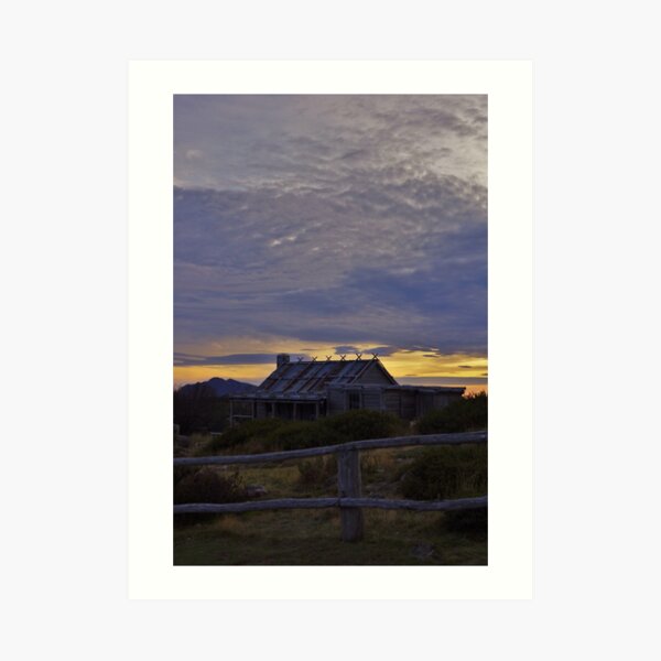 Craig's Hut - Sunrise Art Print