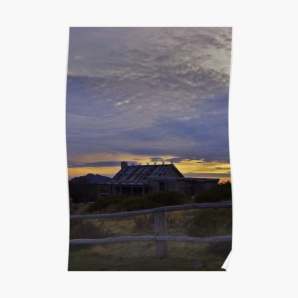 Craig's Hut - Sunrise Poster