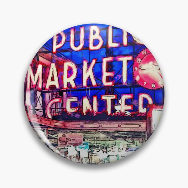 Item preview, Pike Market Place - Seattle designed and sold by Bobby Shaftoe.