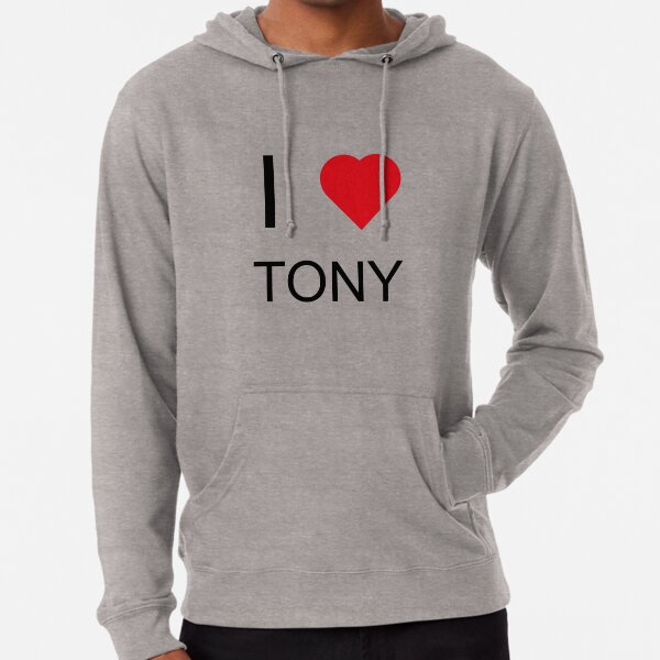 I Love Tony Lightweight Hoodie