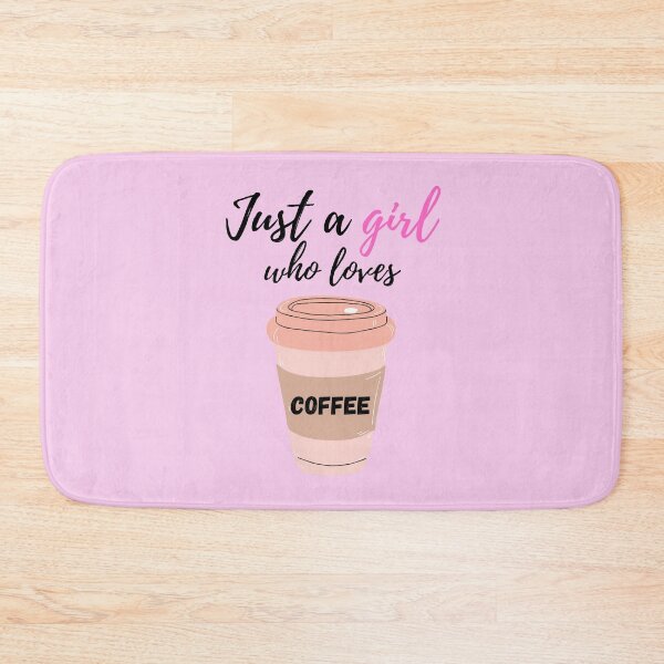 Item preview, Just A Girl Who Loves Coffee designed and sold by surprise-to-me.