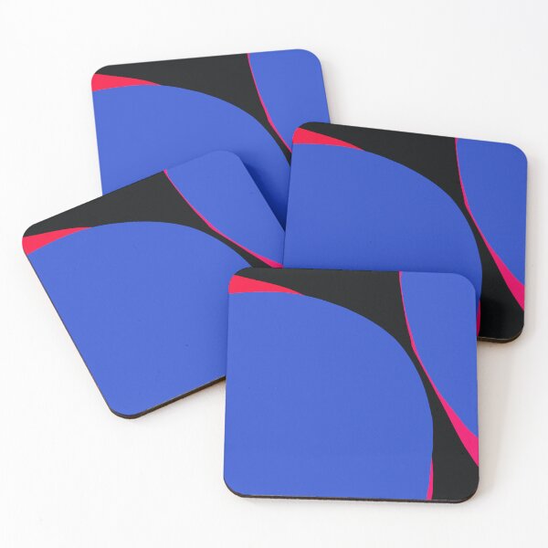 Item preview, Blue Black Red Shapes, Irena Orlov designed and sold by Irena Orlov.