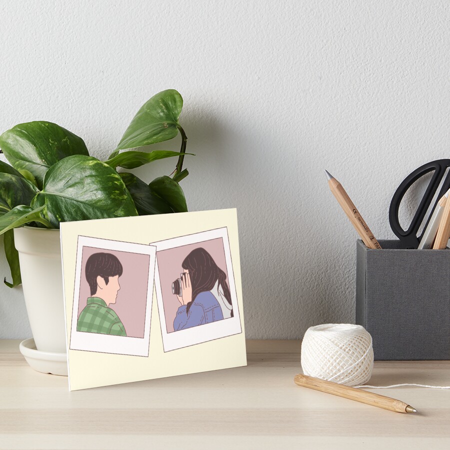 "OUR BELOVED SUMMER" Art Board Print by MomosDrawing Redbubble