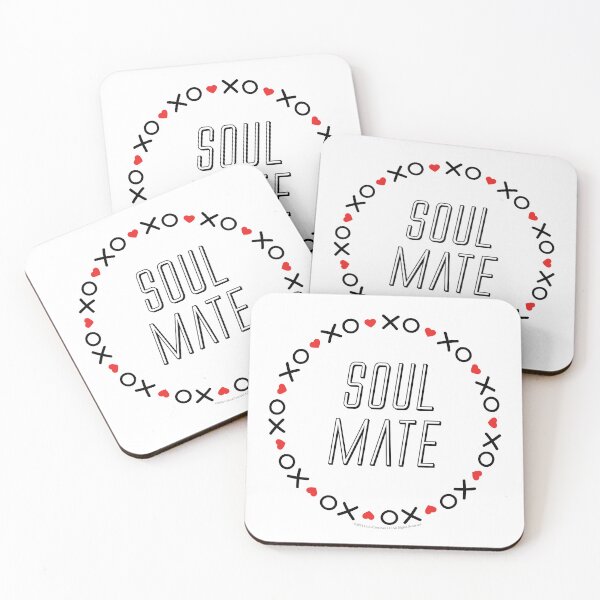 Item preview, Soul Mate | Modern Relationship | Valentine's Day round design XO heart border designed and sold by Maren Frances.