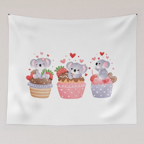 Item preview, koala cupcake koala baby koala koala lovers bakery baking cupcake animals designed and sold by Tshirtk.