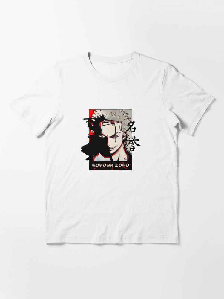 Zoro written in Japanese Essential T-Shirt for Sale by