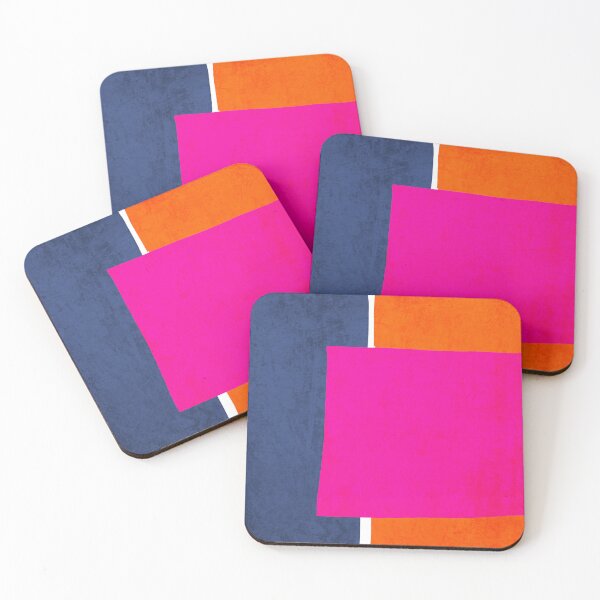 Item preview, Blue Orange Pink Geometric Shapes, Color Block, Irena Orlov designed and sold by Irena Orlov.
