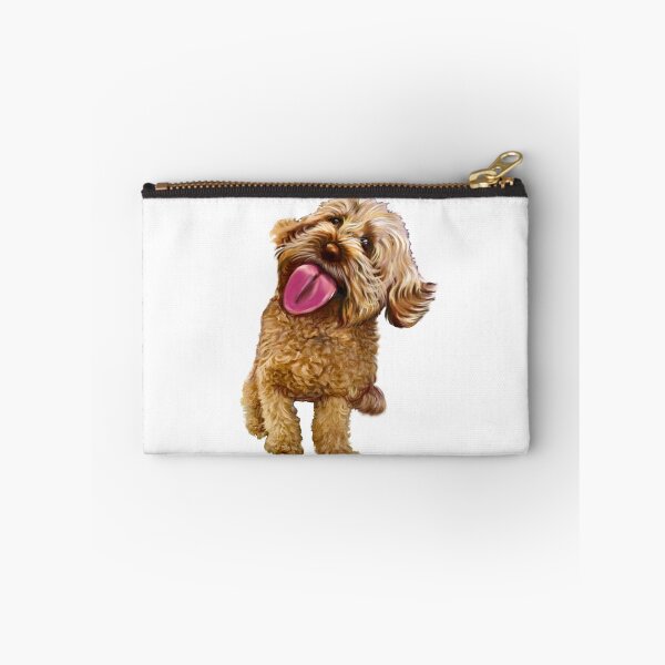Item preview, Cavapoo kisses, the best gift ideas for dog lovers 2022! Cute Cavapoo Cavoodle puppy dog licking with tongue out - cavalier king charles spaniel poodle, puppy love designed and sold by Artonmytee.