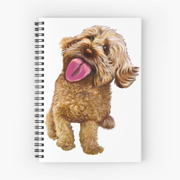 Artikelvorschau, Cavapoo-Küsse, die besten Geschenkideen für Hundeliebhaber 2022! Niedlicher Cavapoo Cavoodle Welpenhund, der mit ausgestreckter Zunge leckt - Cavalier King Charles Spaniel Pudel, Welpenliebe entworfen und verkauft von Artonmytee.