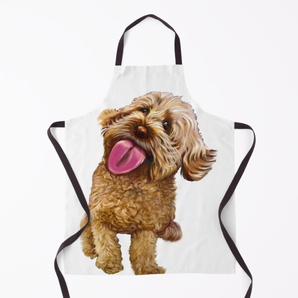 Item preview, Cavapoo kisses, the best gift ideas for dog lovers 2022! Cute Cavapoo Cavoodle puppy dog licking with tongue out - cavalier king charles spaniel poodle, puppy love designed and sold by Artonmytee.