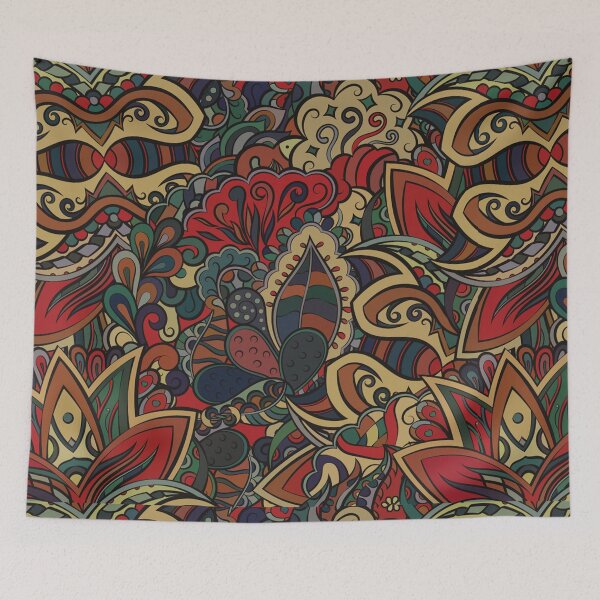 Item preview, Tracery Seamless Pattern Colorful Doodle Texture designed and sold by HIXE.