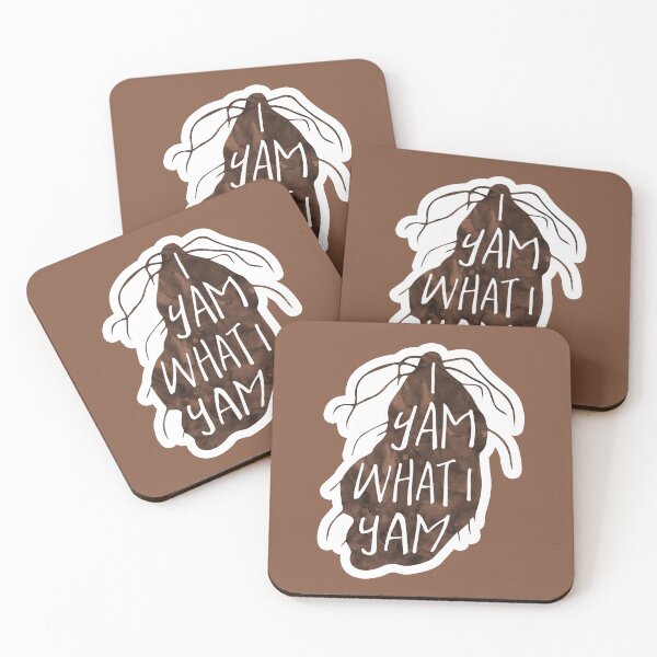 Item preview, I YAM what I YAM - Pun designed and sold by hitechmom.