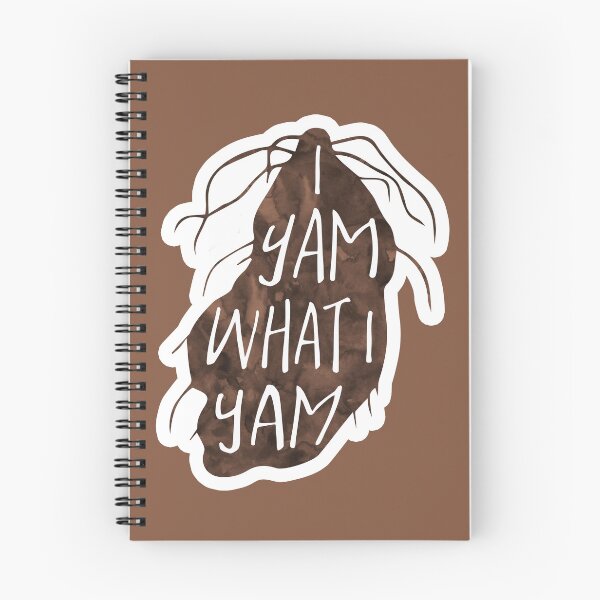 Item preview, I YAM what I YAM - Pun designed and sold by hitechmom.