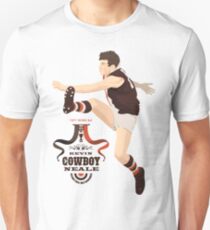 Cowboy Neale - St Kilda (for white shirts only) Slim Fit T-Shirt