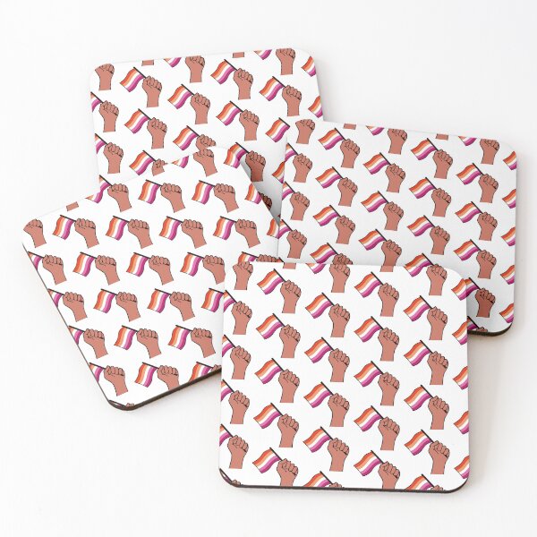 Item preview, Lesbian flag hand pattern  designed and sold by BThingies.