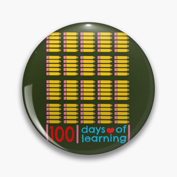 Item preview, 100 days of learning  designed and sold by sandpiperstudio.
