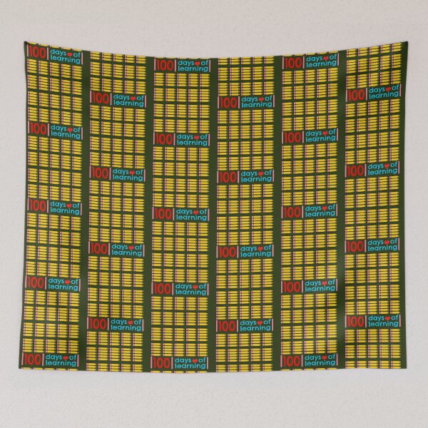Item preview, 100 days of learning  designed and sold by sandpiperstudio.