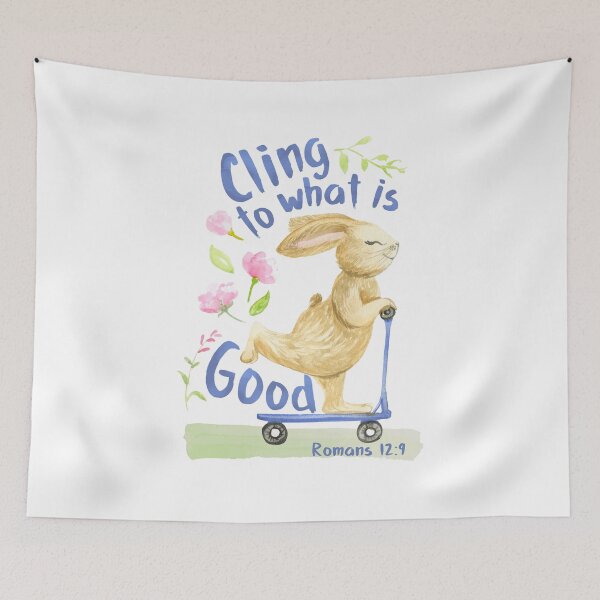 Item preview, Romans 12:9 Blue designed and sold by amazingjoy.