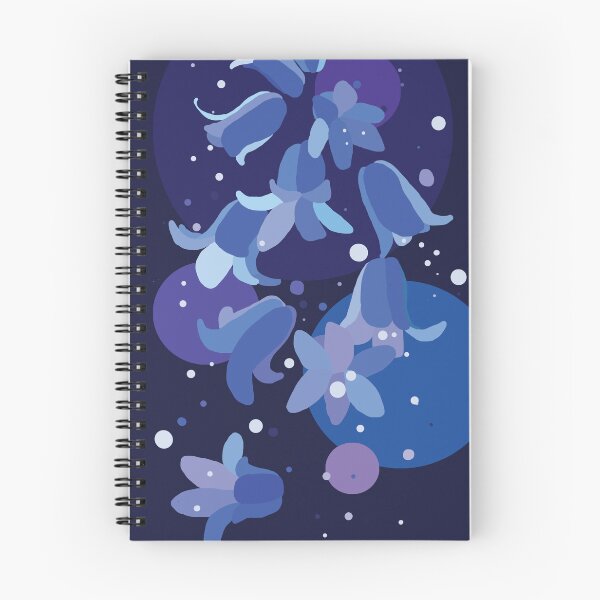 Item preview, Bluebells Falling | Vector Illustration | Botanical, Blue Flowers designed and sold by MiaDelelai.