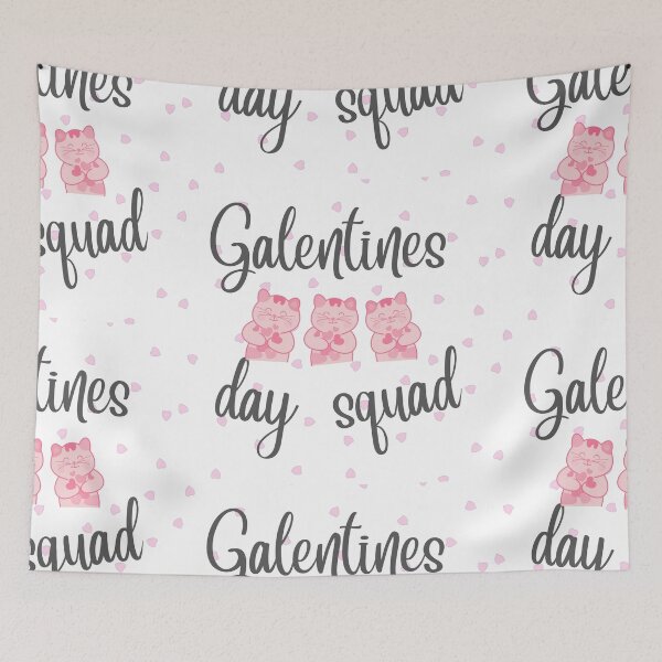 Item preview, Galentines day squad cute kitties designed and sold by Vicsdesignsart.
