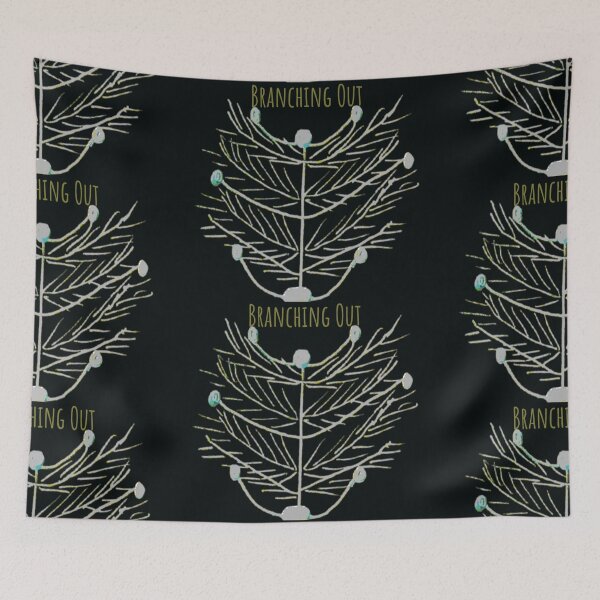 Item preview, A Grey Branched Candlestick Hand-Drawn Arrangement designed and sold by Lurline Halliman.