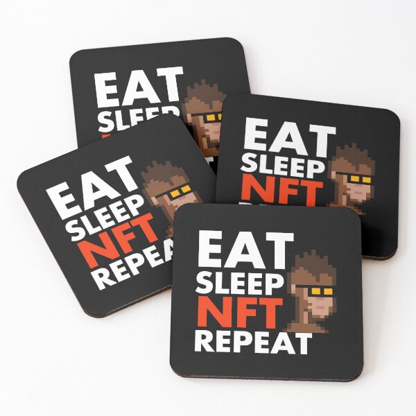 Item preview, Eat Sleep Collect NFT Crypto Monkey #54 designed and sold by patricklevar.