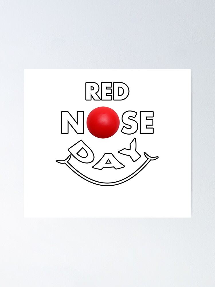 "Red Nose Day 2022" Poster by Aboolk Redbubble