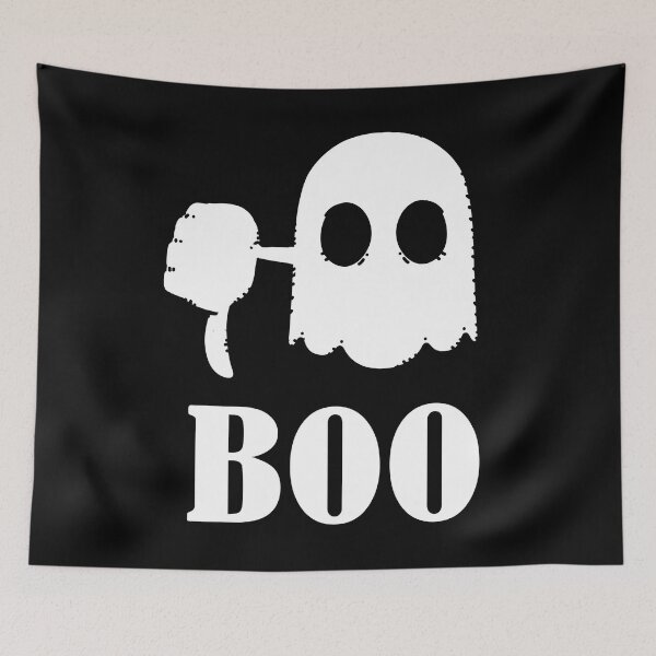 Item preview, Boo Thumbs Down Ghost (Black and White) designed and sold by Pajamurai.