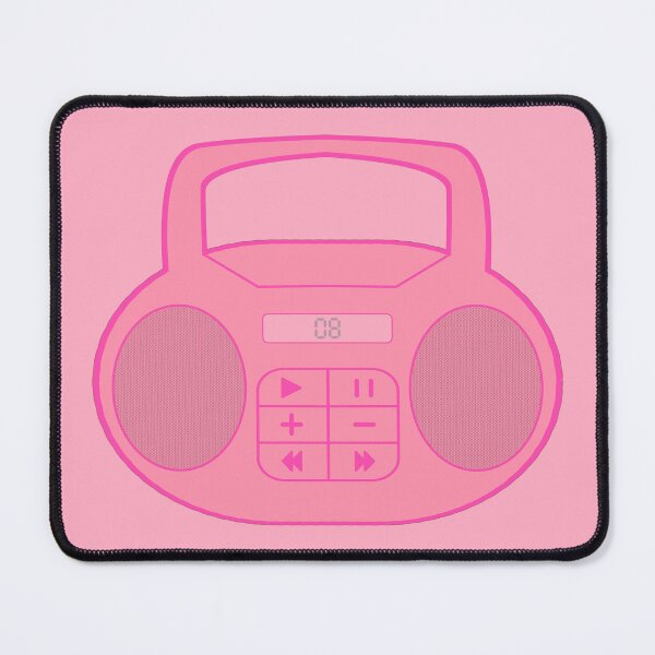 Item preview, Early 2000s Aesthetic Y2K Pink Boom Box designed and sold by Creations-By-Em.