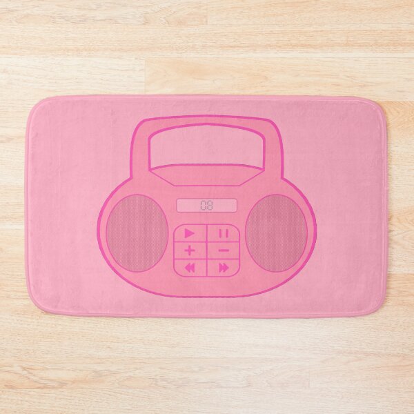 Item preview, Early 2000s Aesthetic Y2K Pink Boom Box  designed and sold by Creations-By-Em.