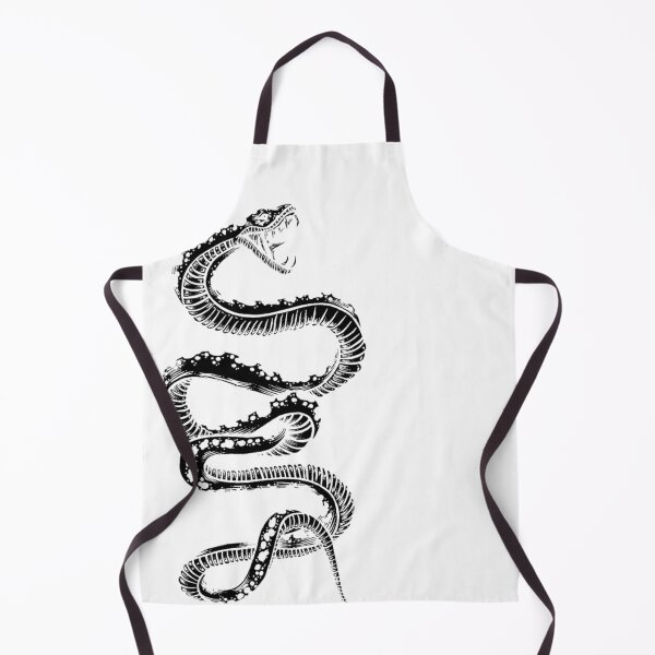 Item preview, Large snake in black and white color designed and sold by Alma fortalecida1.